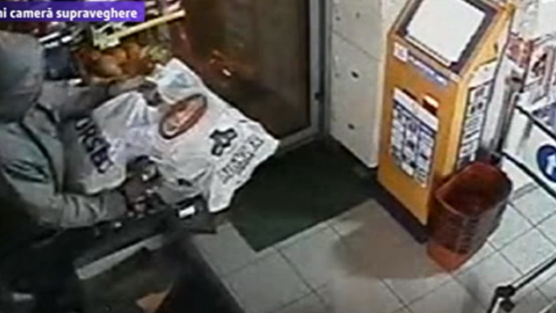 VIDEO. Jaf in trei minute, la un magazin din Buzau Imagine