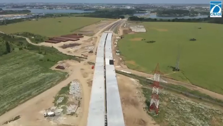 VIDEO Lucrarile pentru constructia lotului 4 al A0 Nord au depasit 70%. Cand ar putea fi finalizate Imagine
