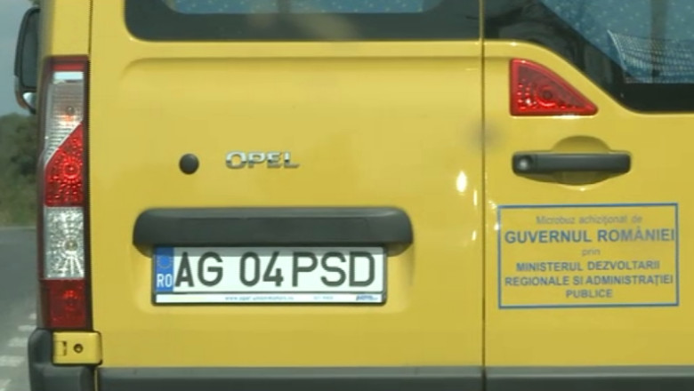 VIDEO. Microbuzul scolar cu numar PSD. Ce explicatii da primarul Imagine