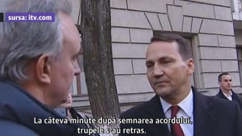 VIDEO. Ministrul polonez de Externe si-a explicat avertismentul adresat opozitiei din Ucraina Imagine