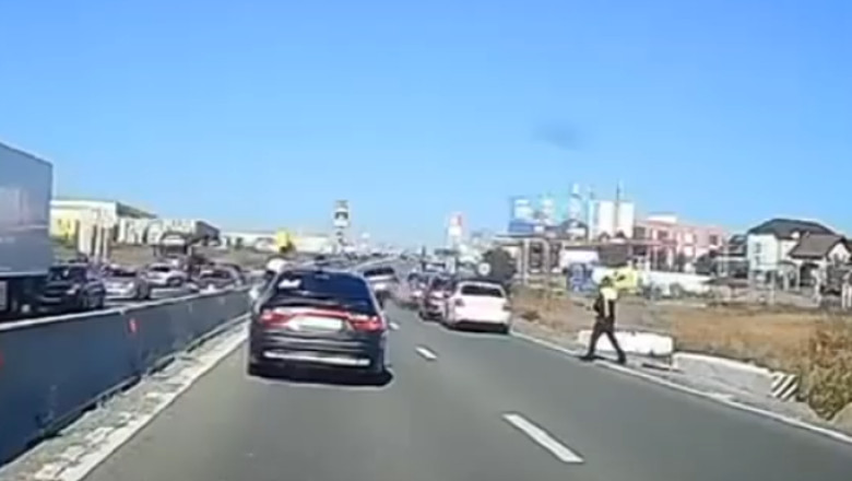 VIDEO Noi imagini cu accidentul provocat de „nepotul lui Dracula”. O camera de bord a filmat momentul impactului Imagine