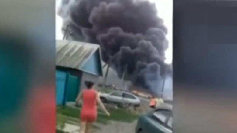 VIDEO. Noi imagini de la prabusirea avionului Malaezia Airlines in Ucraina Imagine