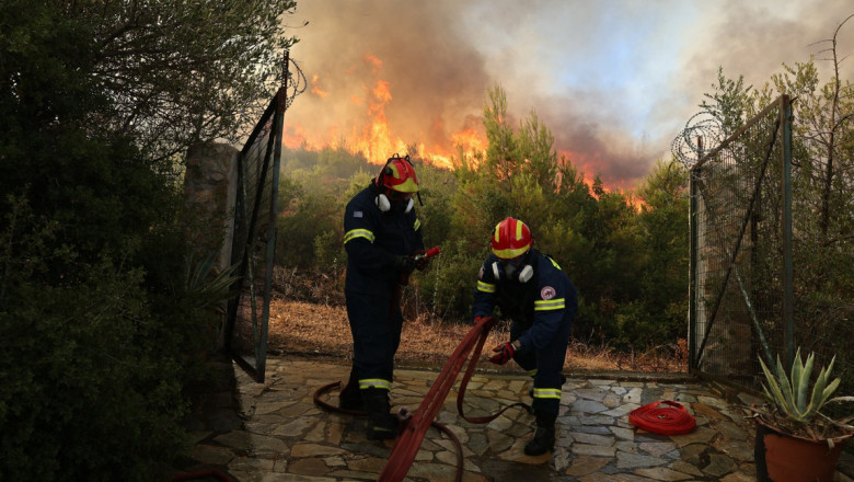 VIDEO. Numar dublu de incendii in Grecia, fata de iunie 2023 Imagine