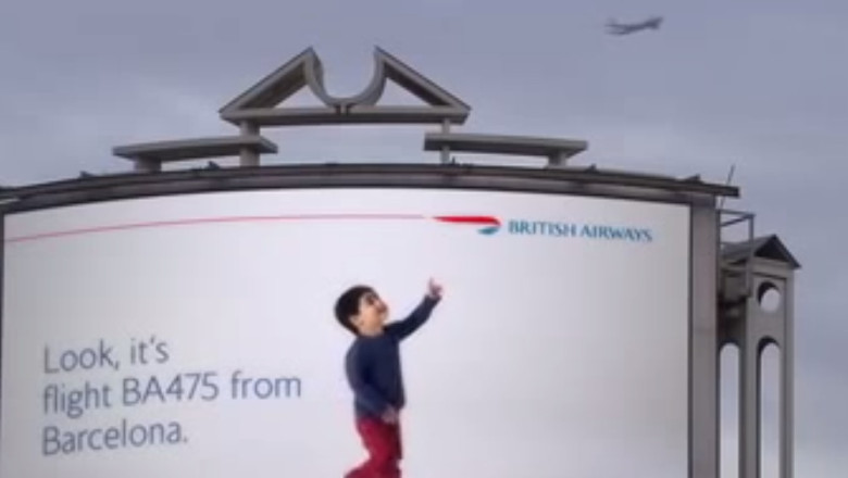 VIDEO. Panou interactiv pentru zborurile British Airways Imagine