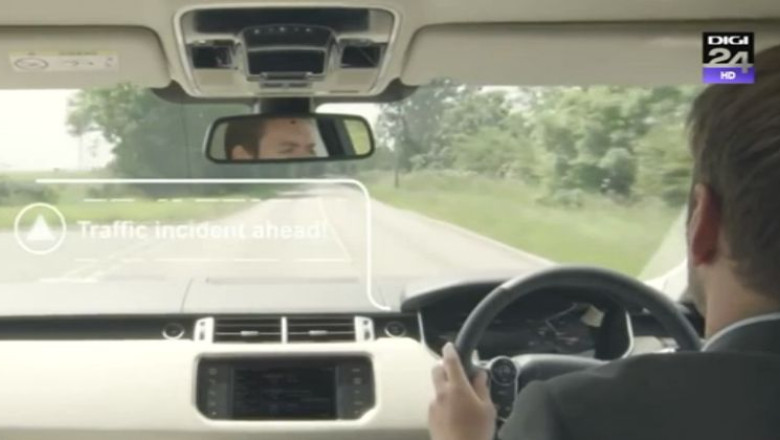 VIDEO. Parbrizul virtual, un ecran in adevaratul sens al cuvantului Imagine