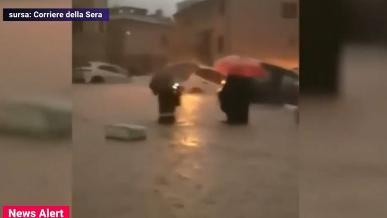VIDEO Ploi abundente si inundatii in Italia. Cel putin sapte oameni au murit si alti trei sunt dati disparuti, printre care si un copil Imagine