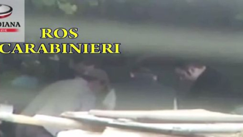 VIDEO. Politia italiana a filmat, pentru prima data, ritualuri de initiere in Mafia din Calabria Imagine