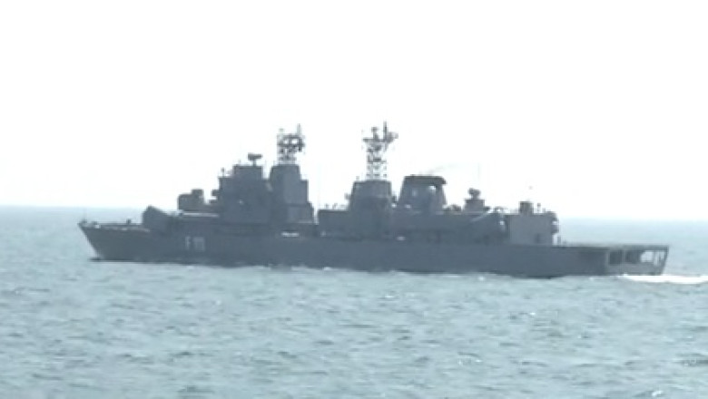 VIDEO. Pregatiri de Ziua Marinei: Fregata Regina Maria a fost „atacata” de teroristi Imagine
