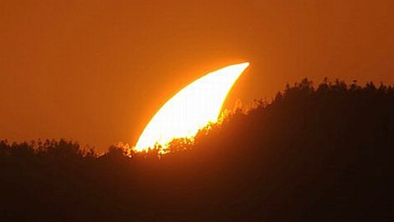 VIDEO Prima eclipsa de soare din 2014, privita din Tasmania Imagine