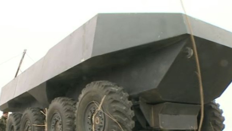 VIDEO. Primul transportor suta la suta romanesc, testat in explozii Imagine