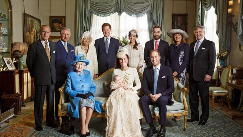 VIDEO. Printul George a fost botezat Imagine