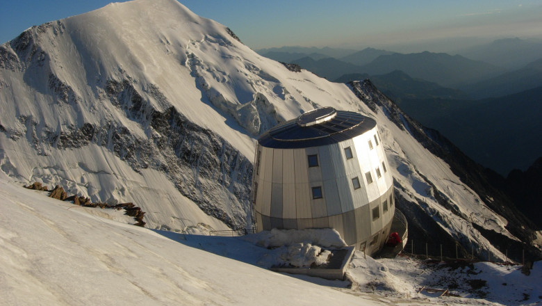 VIDEO. Refugiu de lux pentru alpinistii care urca pe Mont Blanc Imagine