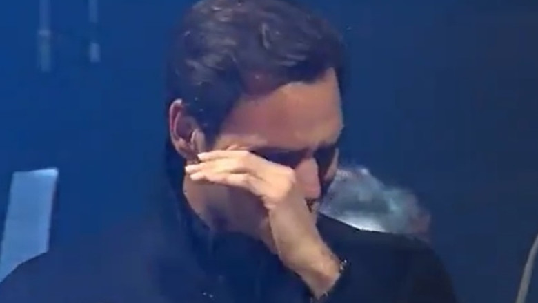 VIDEO. Roger Federer, in lacrimi la un concert al lui Andrea Bocelli Imagine