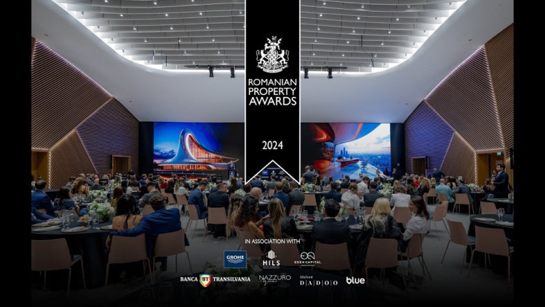 VIDEO Romanian Property Awards – Gala de Excelenta in real estate-ul romanesc. 10 companii nationale in finala europeana de la Londra Imagine