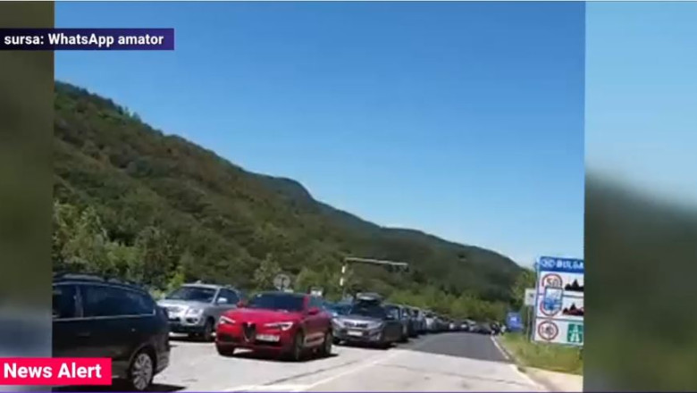 VIDEO. Romanii care merg in vacanta in Grecia stau din nou la cozi uriase in vama Imagine