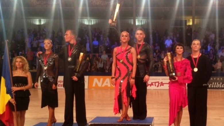 VIDEO Romanii Cristina Tatar si Paul Moldovan, campioni la Concursul de Dans Sportiv Latino Under 21 din Spania Imagine