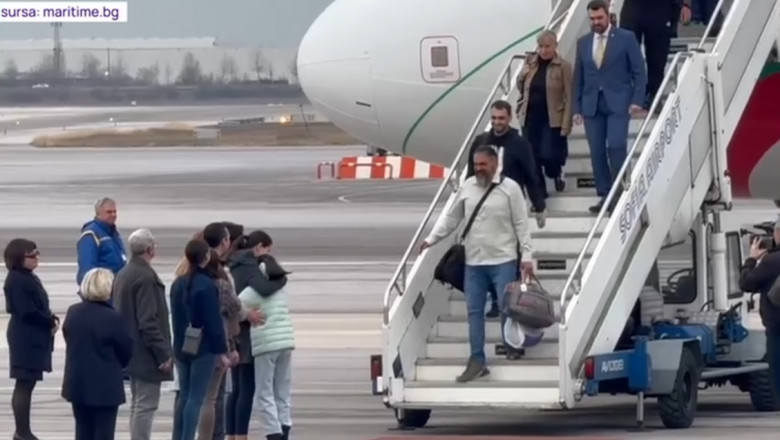 VIDEO Romanul eliberat de teroristii Houthi din Yemen, dupa un an de captivitate, a ajuns in Bulgaria Imagine