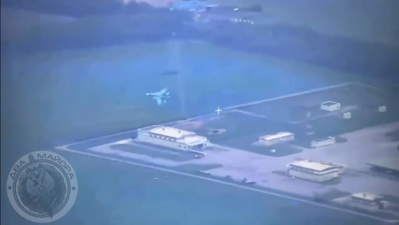 VIDEO. Rusii s-au facut de ras. Au trimis avioane Su-34 sa atace militiile anti-Kremlin intrate in Belgorod, dar au ratat tinta Imagine