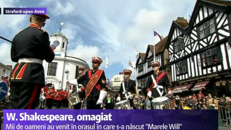 VIDEO. Sarbatoare, culori si bucurie in orasul lui Shakespeare Imagine