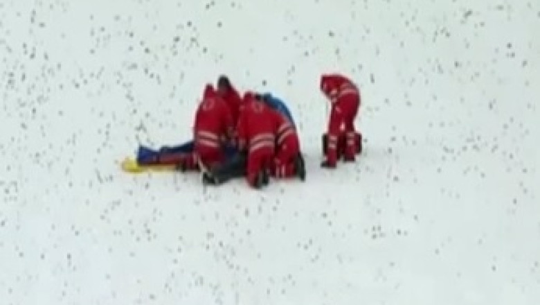 VIDEO. Saritorul cu schiurile Thomas Morgenstern s-a accidentat grav dupa ce a cazut la antrenamente Imagine