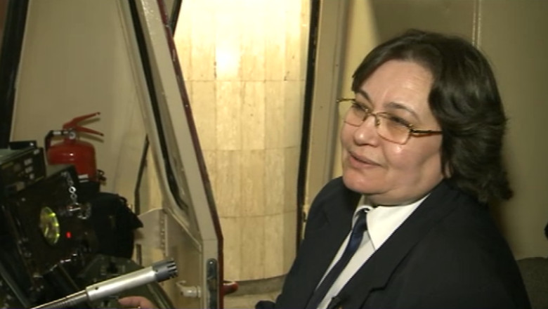 VIDEO. Singura femeie mecanic de metrou din Romania Imagine