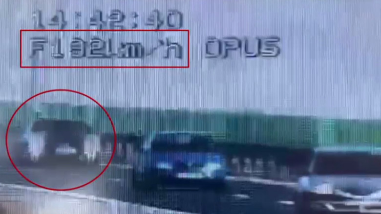 VIDEO. Sofer agresiv, prins in timp ce rula cu 192 km/ora pe Autostrada Soarelui Imagine