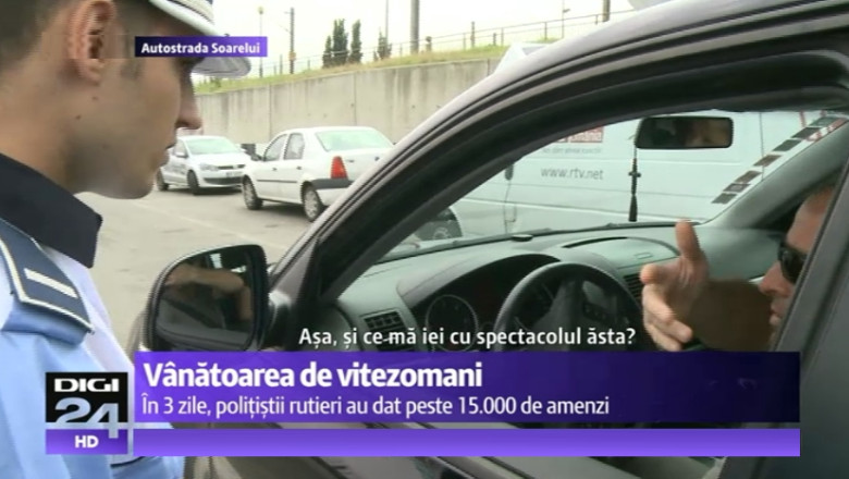 VIDEO Soferita amendata pe Autostrada Soarelui: „Nu mi-e frica de radar, am bani sa platesc amenda!” Imagine
