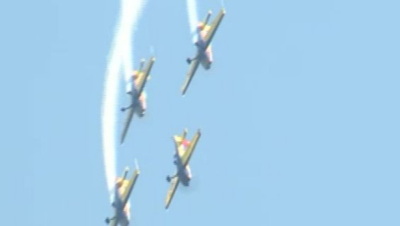 VIDEO. Spectacol pe cerul Timisoarei Imagine