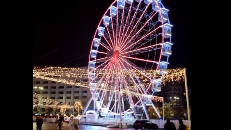 VIDEO Targul de Craciun Bucuresti din Piata Constitutiei se deschide astazi. Ce vor putea admira vizitatorii Imagine