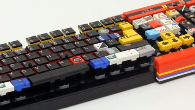VIDEO. Tastatura realizata din LEGO Imagine