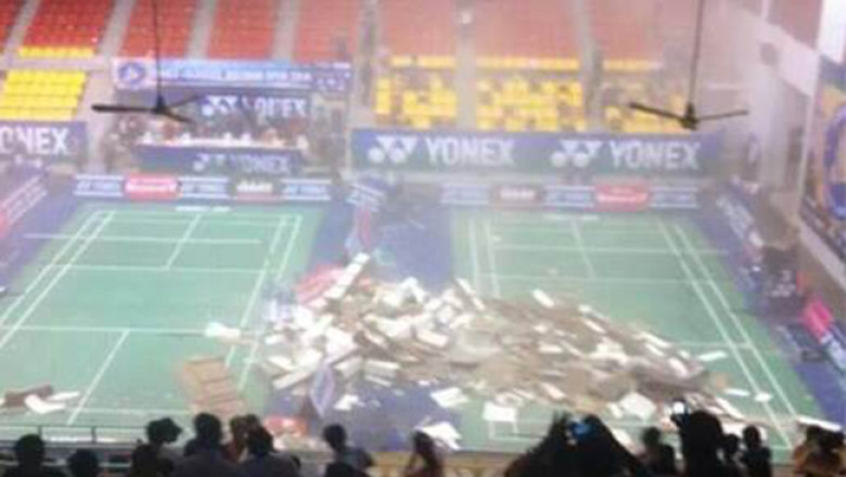 VIDEO. Tavanul unei arene sportive, prabusit in Vietnam Imagine