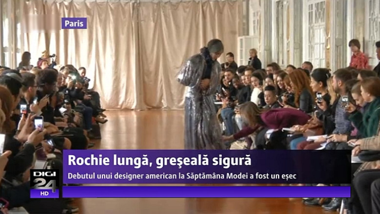 VIDEO Tocuri prea inalte, rochii prea lungi si putin ghinion. Saptamana Modei incepe cu stangul la Paris Imagine