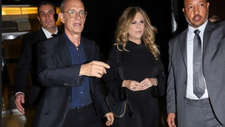 VIDEO. Tom Hanks, iesire nervoasa in public. Actorul a fost filmat injurand un fan care i-a imbrancit sotia Imagine