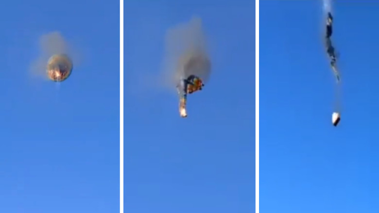 VIDEO. Tragedie in Brazilia: Cel putin opt persoane au murit dupa ce un balon cu aer cald a luat foc in aer Imagine