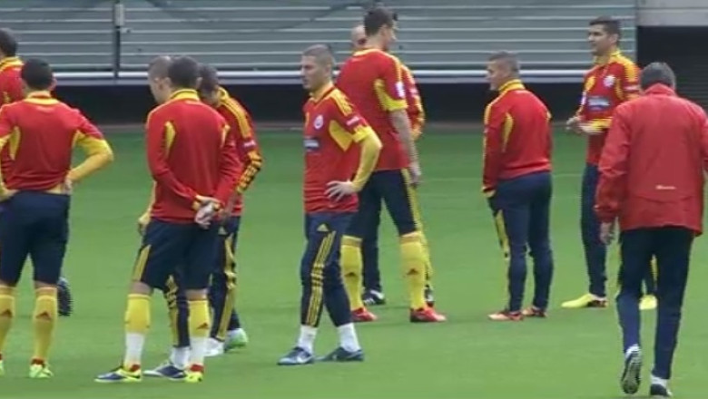 VIDEO. Tricolorii au inceput antrenamentul oficial la Atena Imagine