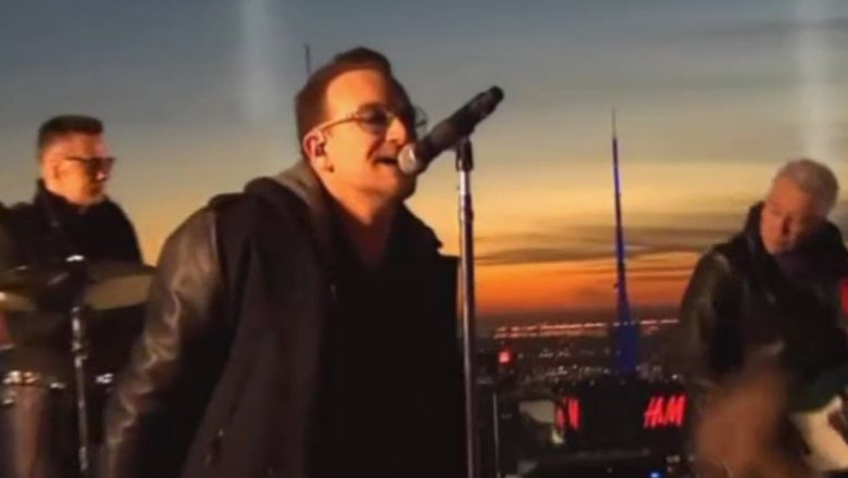 VIDEO. U2, concert la inaltime pentru „Tonight Show” Imagine