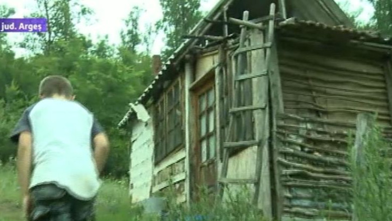 VIDEO. Un copil din Arges a trait singur intr-o padure, timp de doi ani Imagine