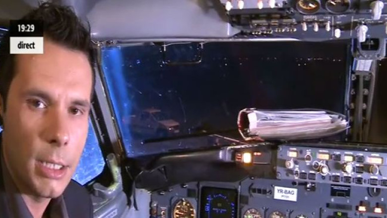 VIDEO. Un reporter Digi24 a transmis dintr-un avion asemanator celui care s-a prabusit in Rusia Imagine