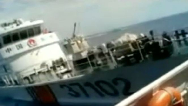 VIDEO. Un vas chinez a ciocnit intentionat o nava vietnameza Imagine