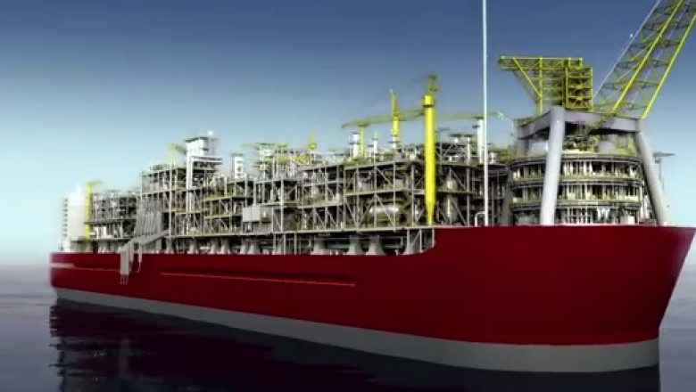 VIDEO. Utilaj plutitor mai lung decat Empire State Building, pe punctul de a fi lansat de Shell Imagine