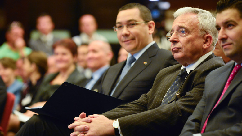 VIDEO. Victor Ponta si Mugur Isarescu, discutii despre somn Imagine