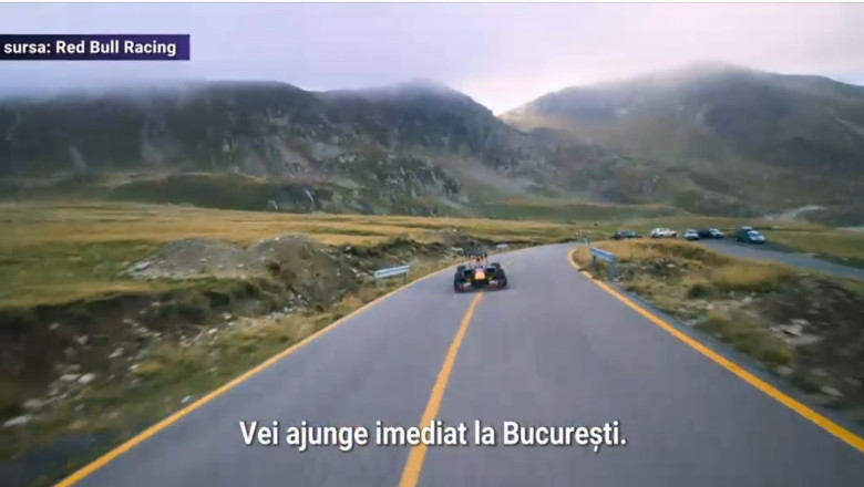 VIDEO Viraje spectaculoase si peisaje incredibile: Un monopost F1 a strabatut cea mai inalta sosea din Romania Imagine