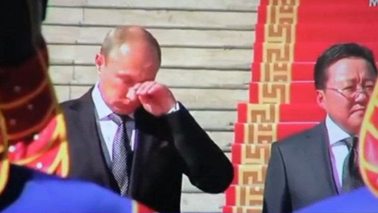 VIDEO. Vladimir Putin a plans in timpul unei ceremonii oficiale, in Mongolia Imagine
