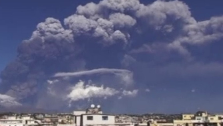 VIDEO. Vulcanul Etna a erupt pentru a 17-a oara in acest an Imagine