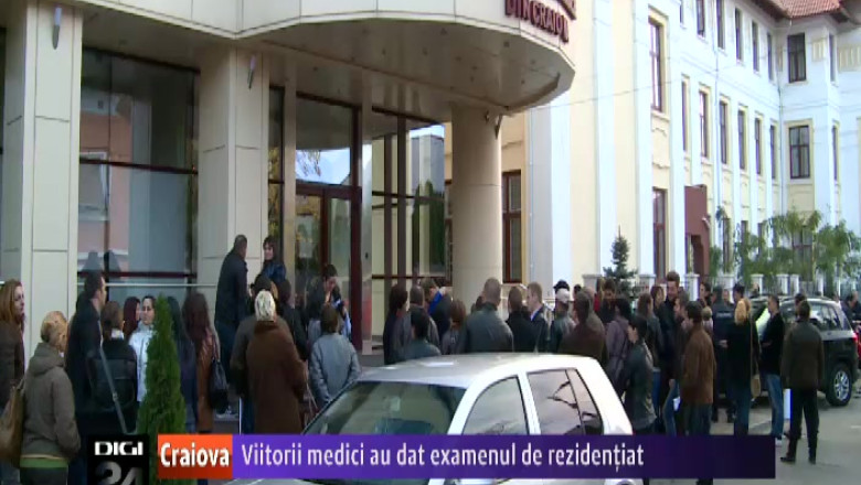 Viitorii medici au dat examenul de rezidentiat. La Craiova s-au inscris peste 500 de candidati    Imagine