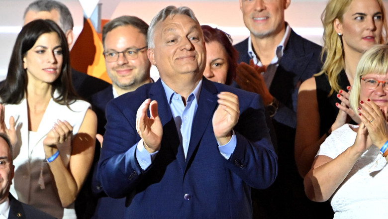 Viktor Orban comenteaza rezultatul alegerilor europene: „Peisajul politic european s-a mutat spre dreapta si spre pace” Imagine