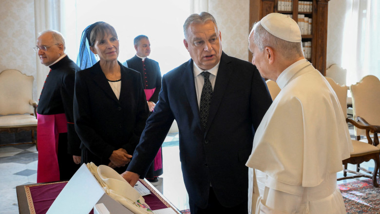 Viktor Orban, in vizita la Vatican. Ce i-a cerut papei Leon al XIV-lea Imagine