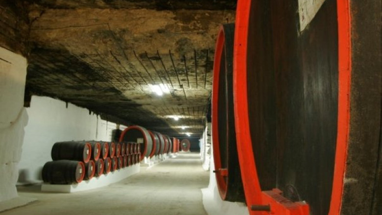 VIN DIN BASARABIA. Crama Cricova, construita intr-o fosta mina, si bomboanele "Bucuria", brandurile R. Moldova Imagine