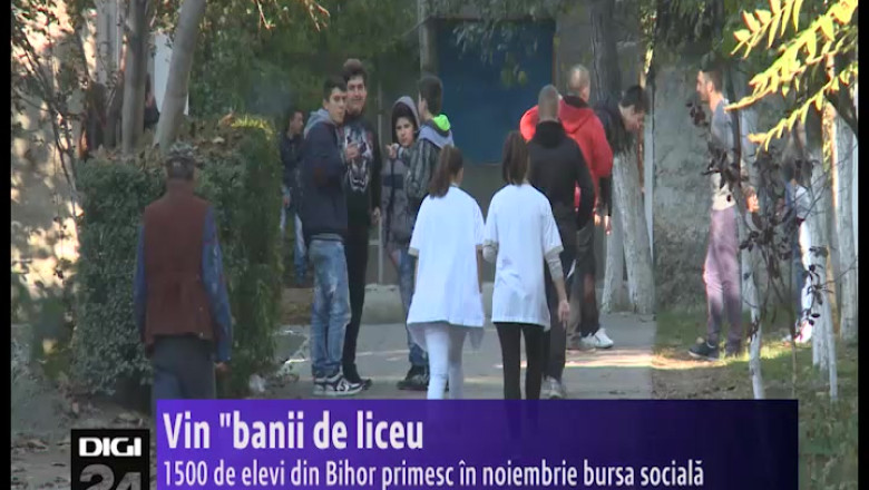 Vin "banii de liceu". 1500 de elevi din Bihor primesc in noiembrie bursa sociala Imagine