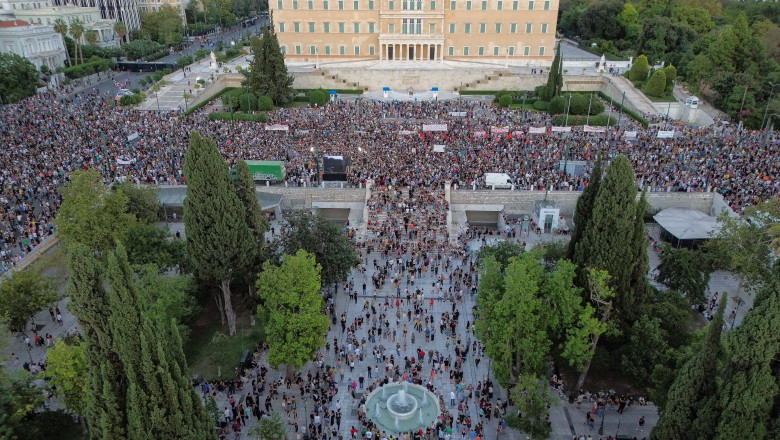 Violente la Atena, dupa proteste antiguvernamentale. De ce au iesit grecii in strada Imagine